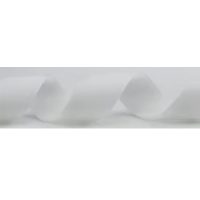 Scrapbooking široká sametová stuha - Biela, V030