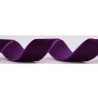 Scrapbooking široká sametová stuha - Fialová, V035