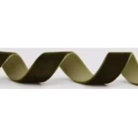 Scrapbooking široká sametová stuha - Tmavo zelená, V110
