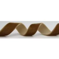 Scrapbooking široká sametová stuha - Hnedá, V111