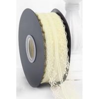 Scrapbooking krajka - Béžová, 45 metrov