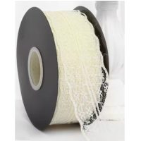 Scrapbooking široká krajka - Béžová, 45 metrov