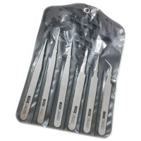 Scrapbooking sada pinziet z nerezovej ocele - Strieborné, 6 kusov