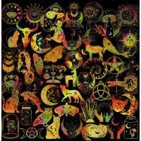 Scrapbooking samolepky - Holografické mix, 100 kusov