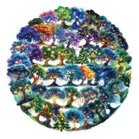 Scrapbooking samolepky - Magické stromy, 50 kusů