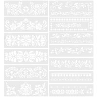 Scrapbooking sada šablon na kreslenie - Do okrajov, 13 kusov