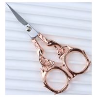 Scrapbooking kovové nůžky s fénixem - Růžové zlato