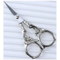 Scrapbooking kovové nůžky s fénixem - Strieborné