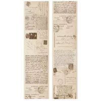 Scrapbooking Vintage lepiaca páska - Text, 04