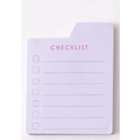 Scrapbooking samolepiaci blok - 60 listov, checklist