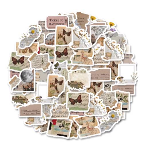Foto - Scrapbooking samolepky - Zápisníkové, 46 kusov