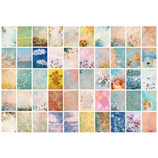 Foto - Scrapbooking blok dekoratívnych papierov so vzormi - 100 listov, vzor G