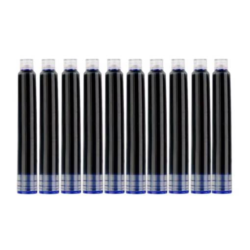 Foto - Scrapbooking inkoustové náplne do pera - Modré, 10 kusov