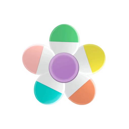 Foto - Scrapbooking zvýrazňovač a spinner - 5 v 1, pastelové farby