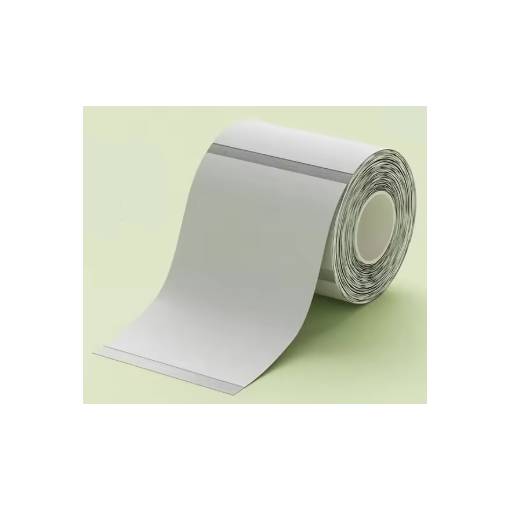 Foto - Scrapbooking roličky samolepících štítkov do termotlačiarne - Transparentné, 50 x 80 mm