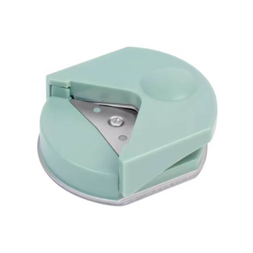 Foto - Scrapbooking rohová raznica na papier - R4, zelená