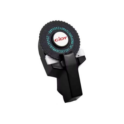 Foto - Scrapbooking štítková raznica s príslušenstvom - Čierna, tri pásky