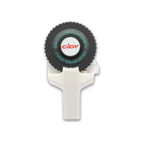 Foto - Scrapbooking štítková raznica s príslušenstvom - Biela, dve pásky