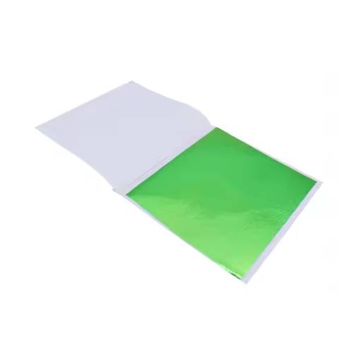 Foto - Scrapbooking listy fólie - 100 kusov, zelená