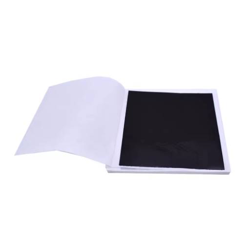 Foto - Scrapbooking listy fólie - 100 kusov, čierna