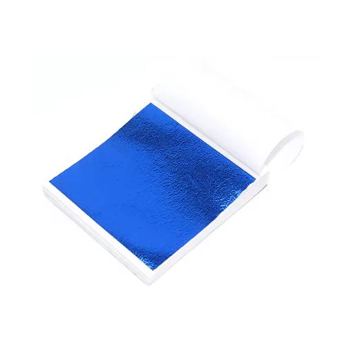 Foto - Scrapbooking listy fólie - 100 kusov, safírove modrá