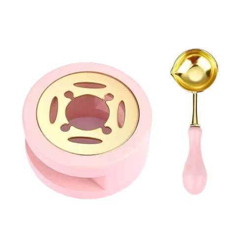 Foto - Scrapbooking sada na tavenie pečatného vosku - Ružová