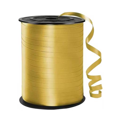 Foto - Scrapbooking tenká stuha - Zlatá, 230 metrov