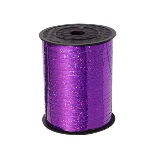 Foto - Scrapbooking tenká třpytivá stuha - Tmavě fialová, 460 metrov