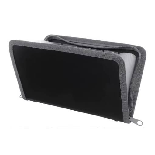 Foto - Scrapbooking organizačné dosky na zips - Tmavo šedé