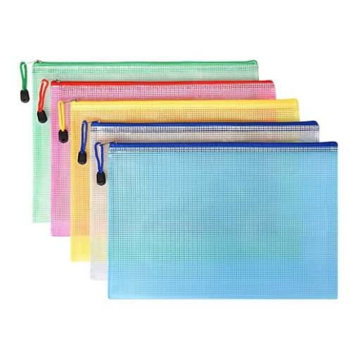 Foto - Scrapbooking organizačné farebné kapsy - A6, 5 kusov