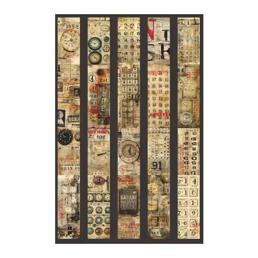 Foto - Scrapbooking Vintage lepiaca páska - Kalendár 06, 2 metre