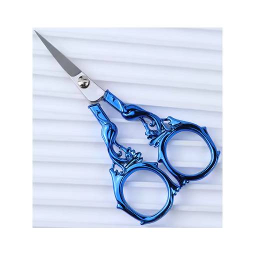 Foto - Scrapbooking kovové nůžky s fénixem - Modré