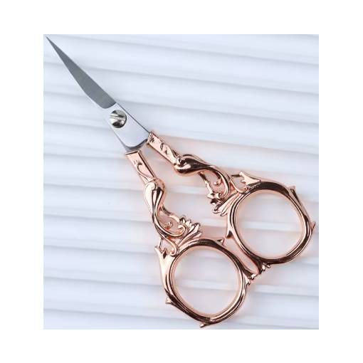 Foto - Scrapbooking kovové nůžky s fénixem - Růžové zlato