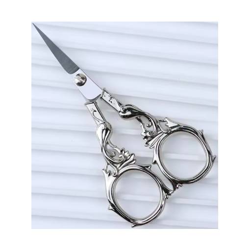 Foto - Scrapbooking kovové nůžky s fénixem - Strieborné